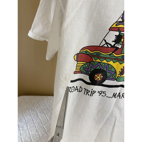 Vintage Martha Vineyards 95 Single Stitch USA Made Heavyweight Cotton Size L - Picture 7 of 16